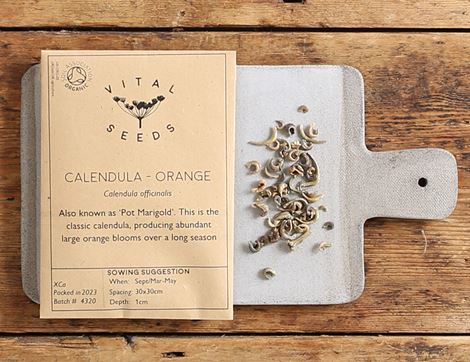 orange calendula seeds vital seeds