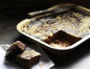 Smoky Aubergine & Tahini Brownies