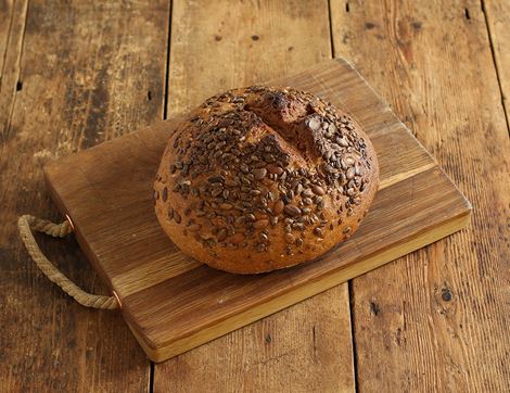 Gluten-Free Seeded Sourdough, Unsliced, Organic, Good Grain Bakery (550g)