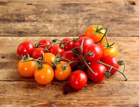 english mixed cherry vine tomatoes