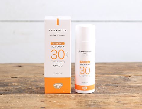 spf30 facial sun cream green people