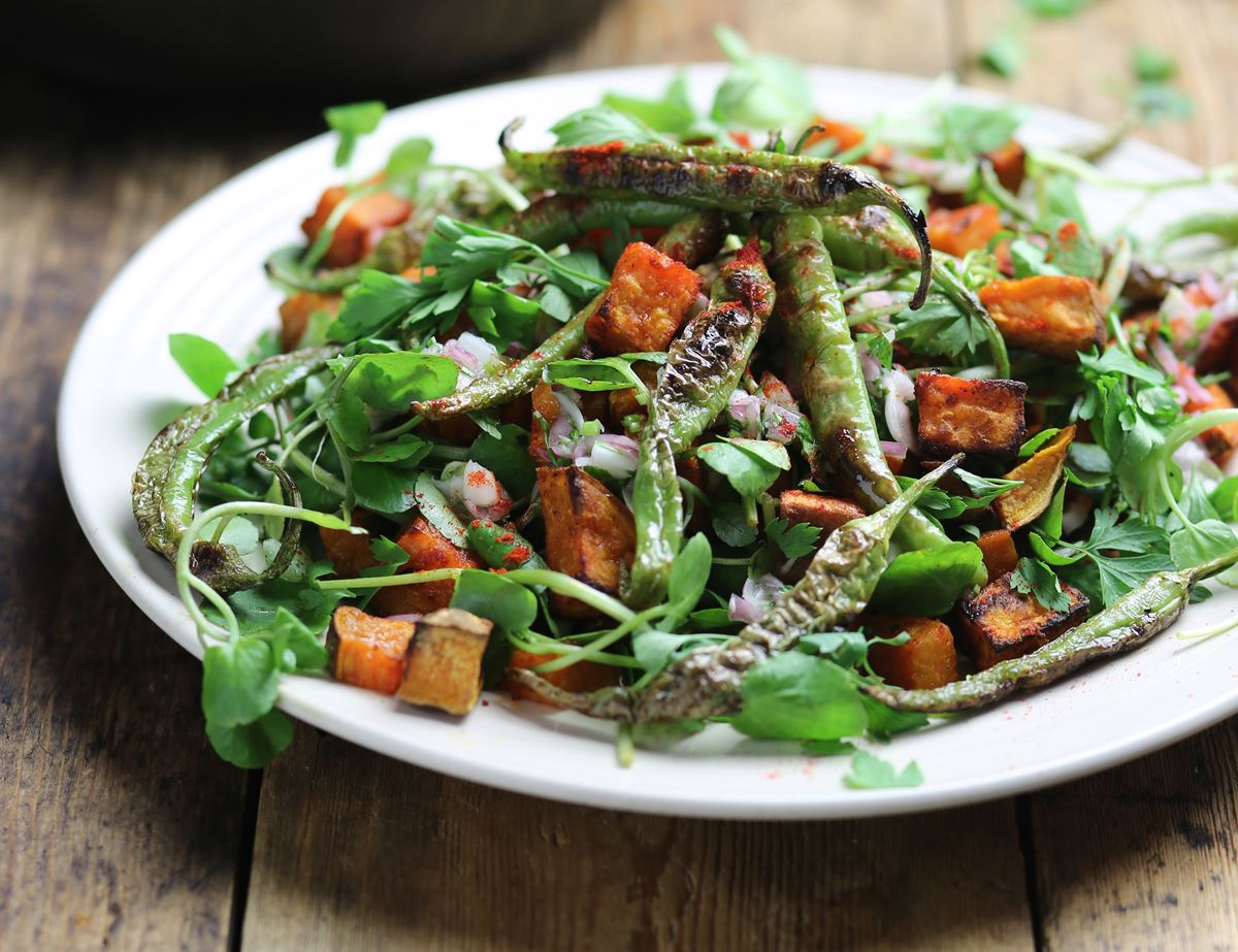 Spanish Pepper Roulette Salad