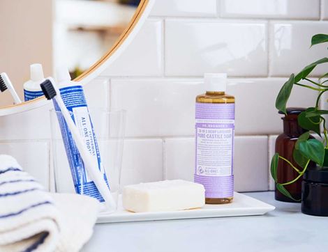 Lavender All-One Magic Soap, Organic, Dr Bronner's (240ml) 