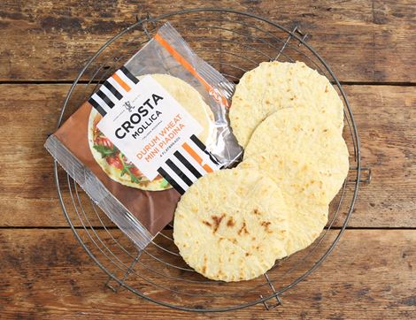 Mini Durum Wheat Piadina, B Corp, Non-Organic, Crosta & Mollica (Pack of 4)