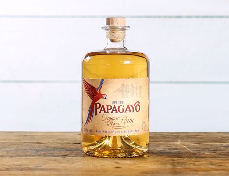 Spiced Rum, Organic, Papagayo (70cl)