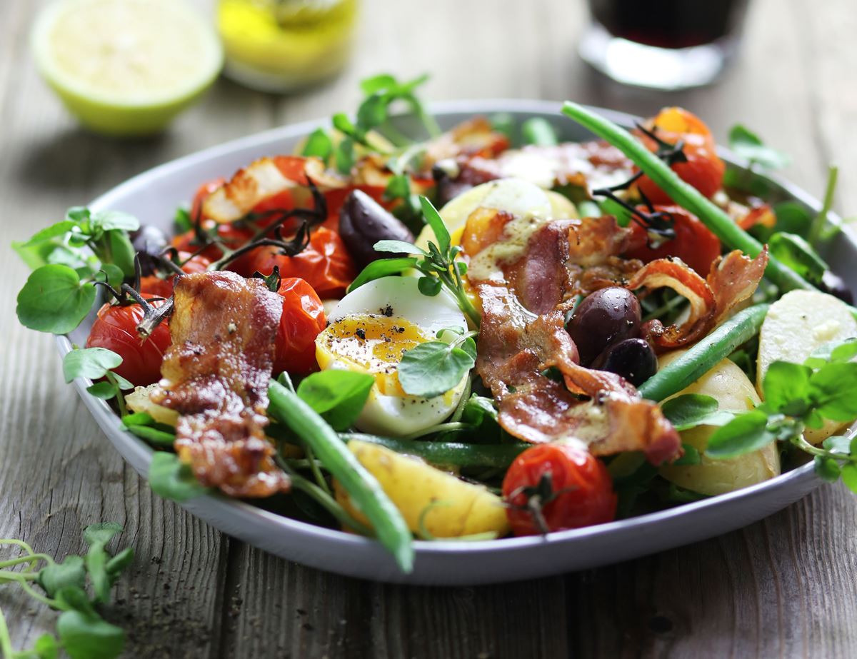 Crispy Pancetta Niçoise