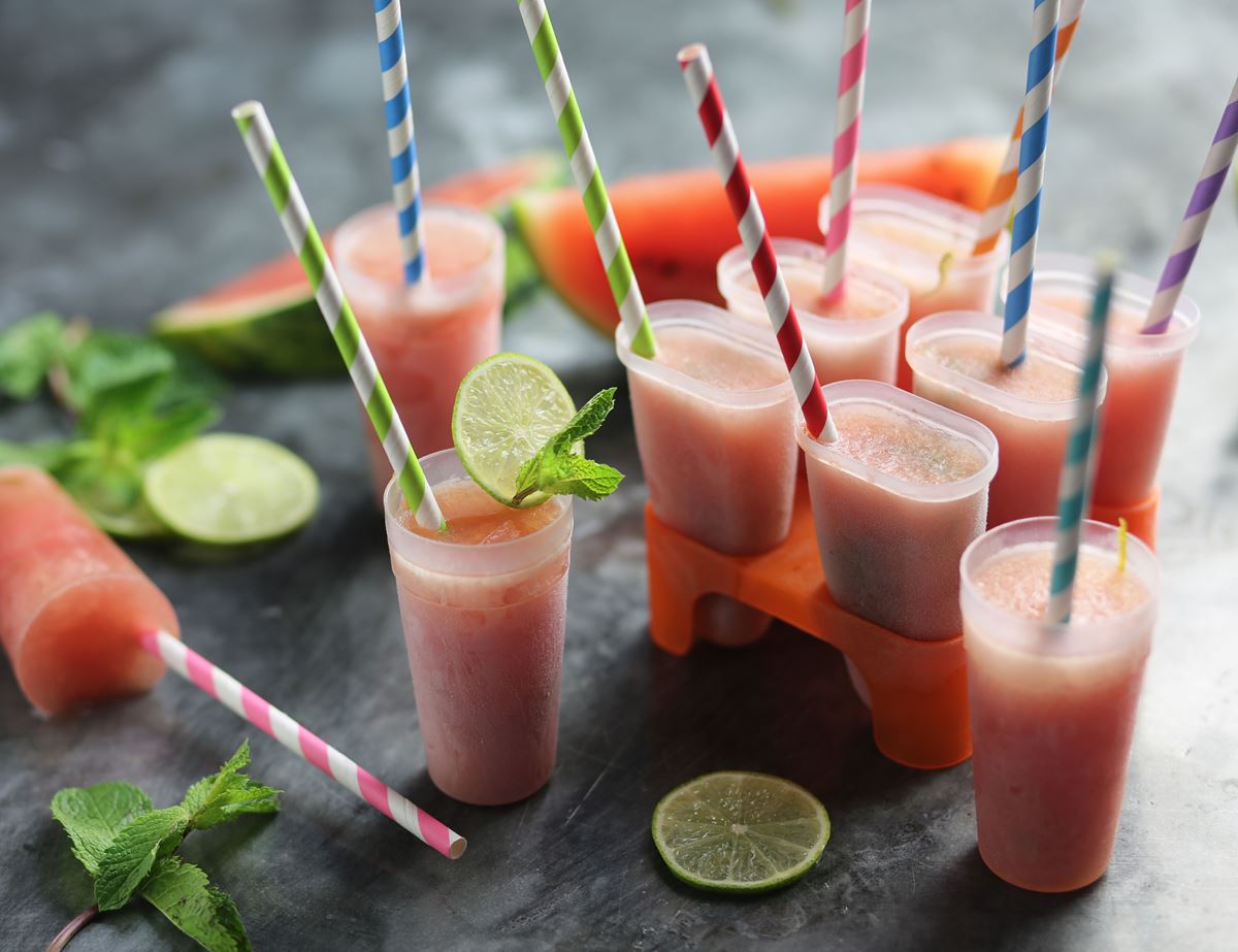 Watermelon Mojito Lollies