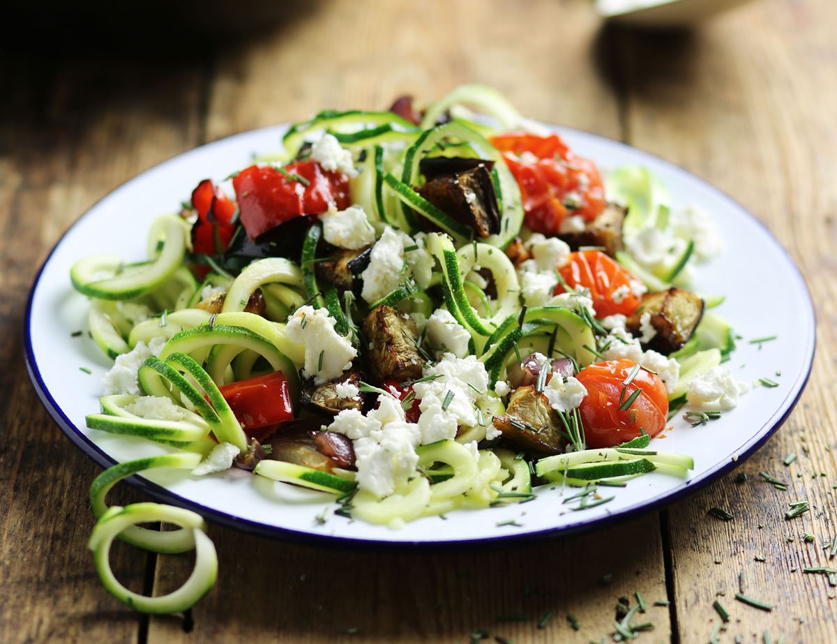 Courgetti with Agrodolce Veg