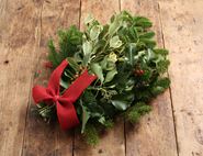 Christmas Swag Decoration, Organic Blooms