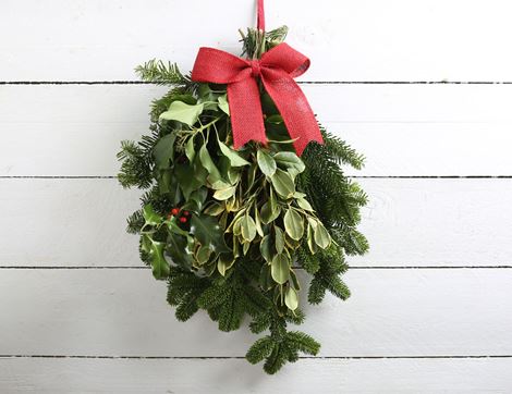 Christmas Swag Decoration, Organic Blooms