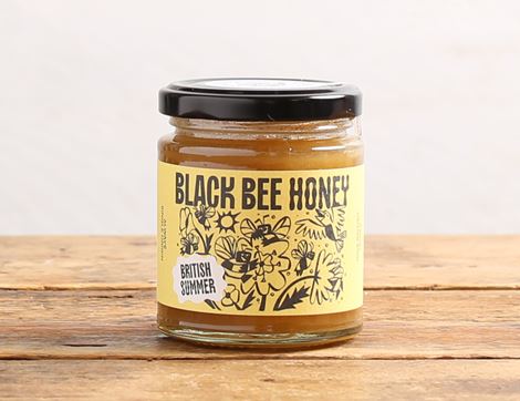 British Summer Honey, B Corp, Non-Organic, Black Bee Honey (227g)