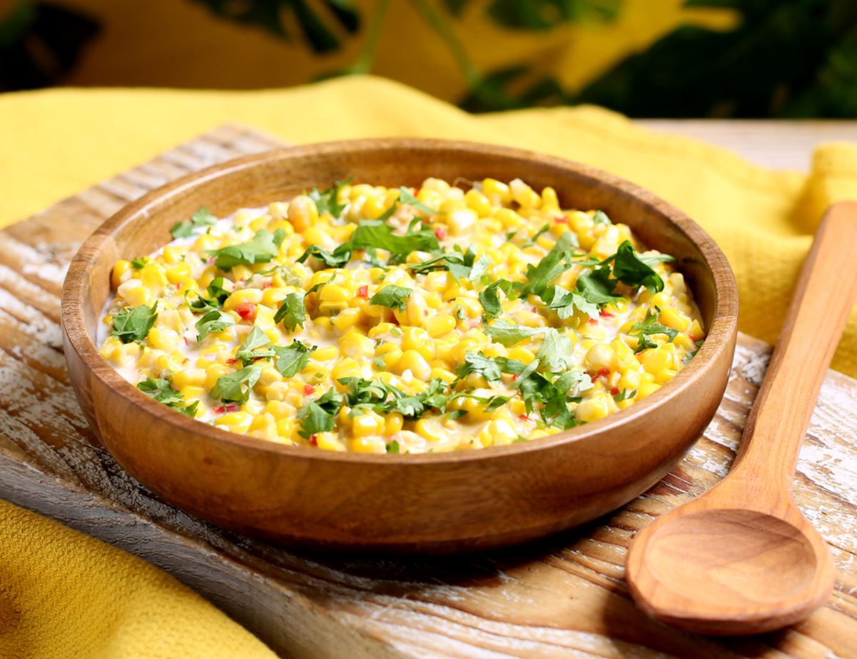 Coconut Creamed Sweetcorn