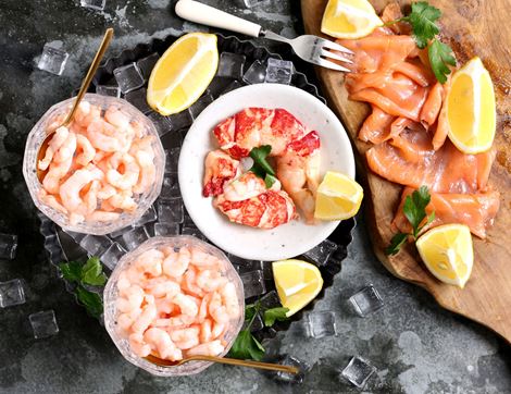 Luxury Easter Seafood Platter, Abel & Cole (400g)
