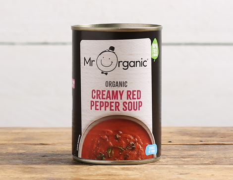 Creamy Red Pepper Soup Mr Organic