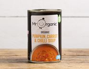 Pumpkin, Carrot & Chilli Soup Mr Organic