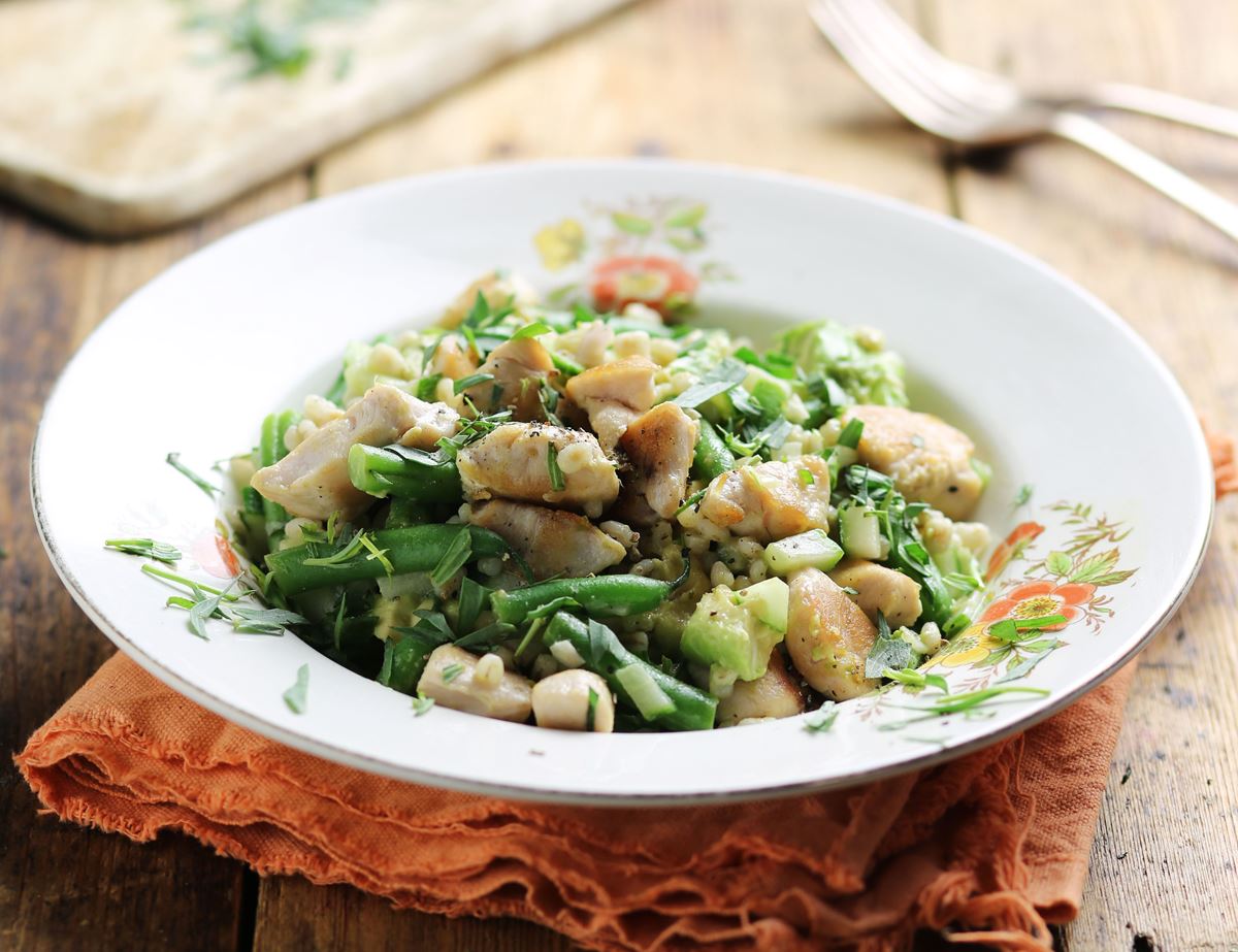 Chop Chop Chicken & Barley Salad