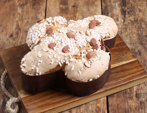 Classic Candied Orange Colomba Cake, Organic, Evvivo (500g)