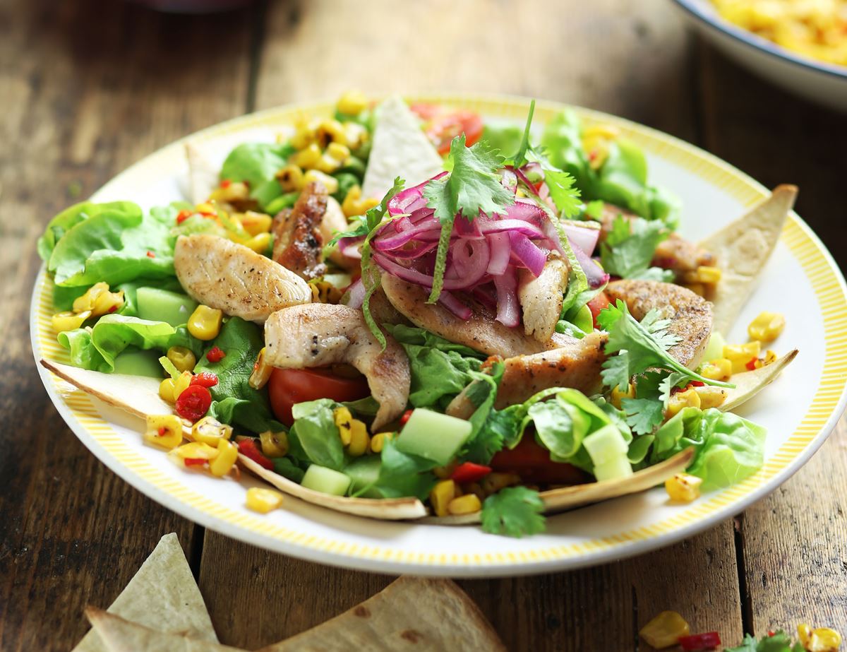 Chicken Nacho Salad