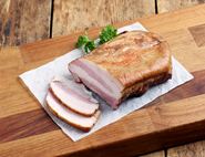 wood smoked pork belly morgiel