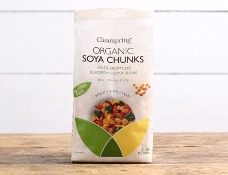Soya Chunks, Organic, Clearspring (200g)