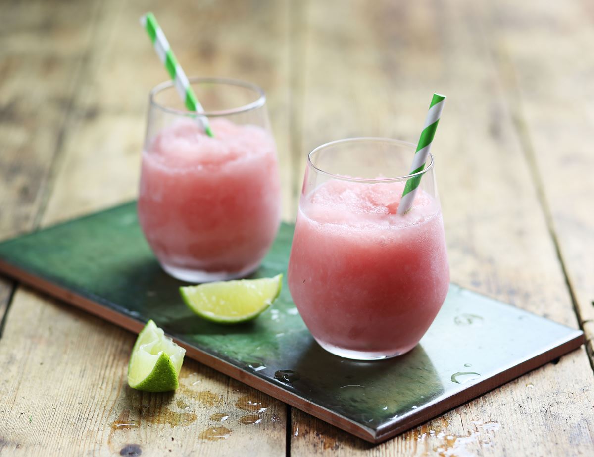 Lime & Strawberry Frosé