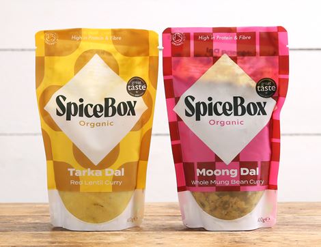 Dal Bundle, Organic, SpiceBox (2 x 400g)