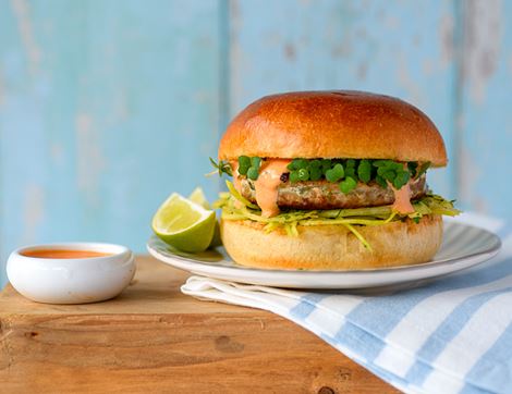 Wild Yellowfin Tuna Burgers, Non-Organic, The Fish Society (230g)