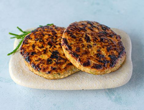 Wild Yellowfin Tuna Burgers, Non-Organic, The Fish Society (230g)