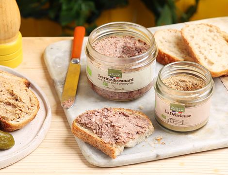 Duck Terrine with Figs & Spices, Organic, Maison Patignac (180g)