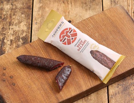 Beef Salami, Organic, Jasper's Organic Treasures (25g)