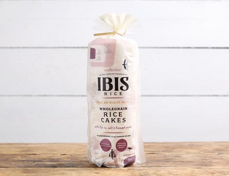 Salt & Pepper Wholegrain Rice Cakes, Organic, IBIS Rice (130g)