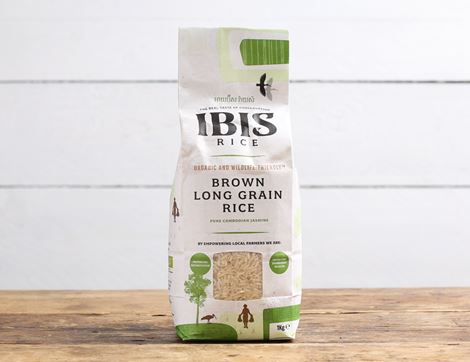 Brown Long Grain Rice, Organic, IBIS Rice (500g)