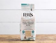 Semi-Milled Long Grain Rice, Organic, IBIS Rice (500g)