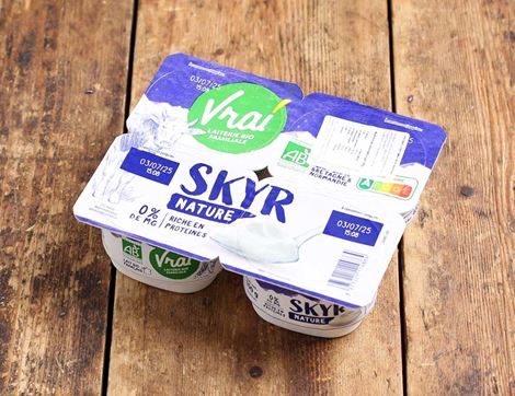 High Protein Skyr, Organic, Vrai (4 x 100g)