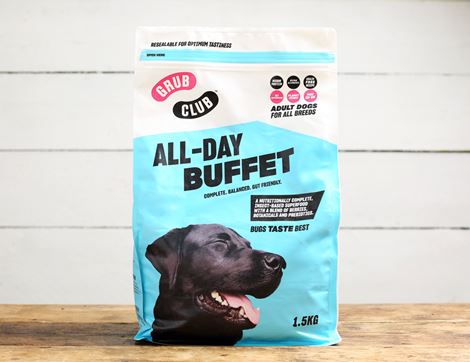 Nutritionally Complete Dry Dog Food, B Corp, Non-Organic, Grub Club (1.5kg)