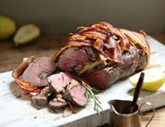 Haunch of Venison with Rosemary & Pear Stuffing