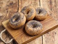 Gluten Free Poppyseed Bagels, Organic, Good Grain Bakery (pack of 4)