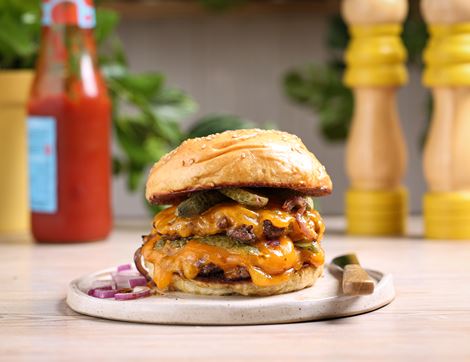 Beef Smash Burgers, Wild-Regenerative, Farm Wilder (680g, pack of 8)