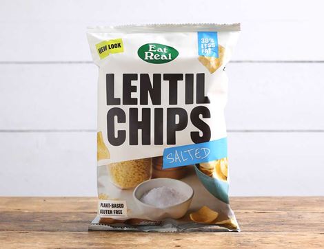 Salted Lentil Chips, B Corp, Eat Real (95g)
