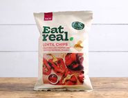 Chargrilled Red Pepper Lentil Chips, Non-Organic, B Corp, Eat Real (95g)