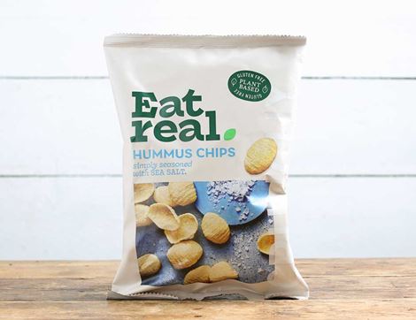 Sea Salt Hummus Chips, B Corp, Non-Organic, Eat Real (110g)