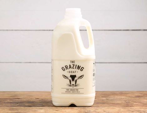 The Grazing Goat Milk, Organic, 100% Pasture Fed, Horton Farm (2L)