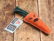Candice the Carrot, Eco Dog Toy, Non-Organic, Green & Wilds