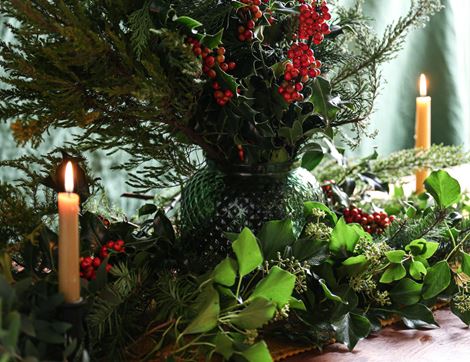 Large Christmas Foliage Box, Organic