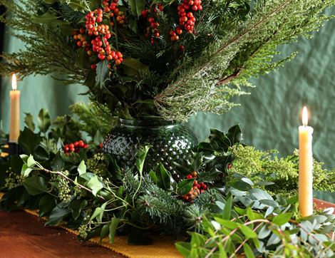Large Christmas Foliage Box, Organic