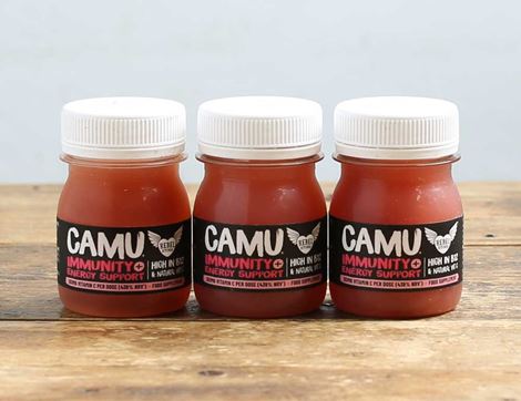 Camu Immunity + Energy Support Shot bundle, Non-Organic, B Corp, Rebel Kitchen  (3 x 60ml)