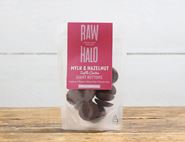 Mylk & Hazelnut Truffle Centres Giant Chocolate Buttons, Organic, Raw Halo (85g)