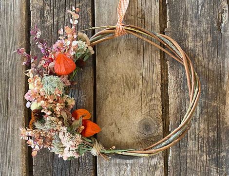 Autumn Wreath, Organic, Organic Blooms