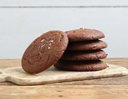 Salted Chocolate and Pistachio Fudge Cookies, Organic, Daylesford (340g)