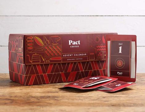 Coffee Advent Calendar, Non-Organic, B-Corp, Pact Coffee (450g)